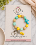 “Sunshine” Jesus Keychain Bracelet